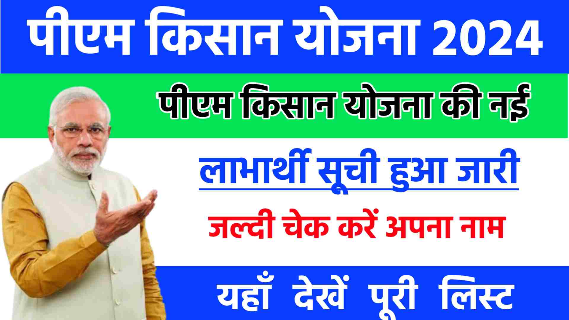 PM Kisan Yojana Beneficiary List 2024